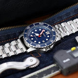 Citizen Promaster Mechanical Blue Dial Silver Steel Strap Watch For Men - NJ0121-89L Buy Now By Citizen