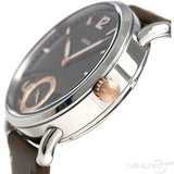 Fossil The Commuter Twist Black Dial Brown Leather Strap Watch for Men - ME1165 Buy Now By Fossil