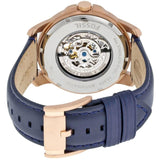 Fossil Grant Mechanical Blue Dial Blue Leather Strap Watch for Men - ME3054 Buy Now By Fossil