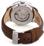 Fossil Townsman Automatic White Dial Brown Leather Strap Watch for Men - ME3064 Buy Now By Fossil