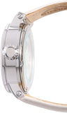 Fossil Boyfriend Automatic Skeleton Silver Dial White Leather Strap Watch for Women - ME3069 Buy Now By Fossil