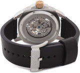 Fossil Modern Machine Automatic Skeleton Dial Black Leather Strap Watch for Men - ME3082 Buy Now By Fossil