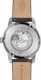 Fossil Pilot 54 Automatic Cream Dial Brown Leather Strap Watch for Men - ME3119 Buy Now By Fossil