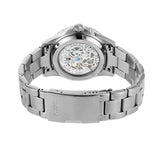 Fossil FB-01 Automatic Skeleton Black Dial Silver Steel Strap Watch for Men - ME3190 Buy Now By Fossil