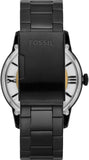 Fossil Townsman Automatic Skeleton Black Dial Black Steel Strap Watch for Men - ME3197 Buy Now By Fossil