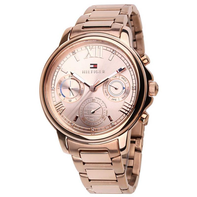 Tommy Hilfiger Claudia Rose Gold Dial Rose Gold Steel Strap Watch for Women - 1781743 Buy Now By Tommy Hilfiger