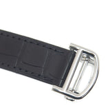 Cartier Ballon Bleu De Cartier Silver Dial Black Leather Strap Watch for Women - WSBB0028 Buy Now By Cartier