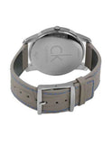 Calvin Klein City Silver Dial Grey Leather Strap Watch for Men - K2G211Q4 Buy Now By Calvin Klein