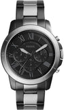 Fossil Grant Chronograph Black Dial Two Tone Steel Strap Watch for Men - FS5269 Buy Now By Fossil