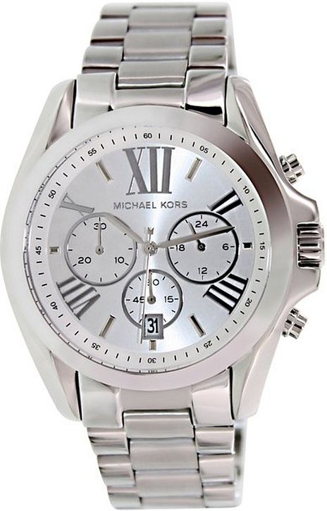 Michael Kors Bradshaw Silver Dial Silver Steel Strap Watch for Men - MK5535 Buy Now By Michael Kors