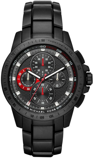 Michael Kors Ryker Chronograph Black Dial Black Steel Strap Watch For Men - MK8529 Buy Now By Michael Kors