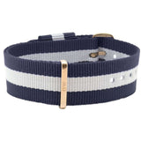 Daniel Wellington Classic Glasgow White Dial Two Tone NATO Strap Unisex Watch - DW00100047 Buy Now By Daniel Wellington