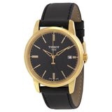 Tissot T Classic Dream Black Dial Black Leather Strap Watch for Men - T033.410.36.051.01 Buy Now By Tissot