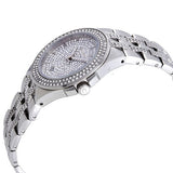 Bulova Crystal Collection Silver Dial Silver Steel Strap Watch for Women - 96L243 Buy Now By Bulova