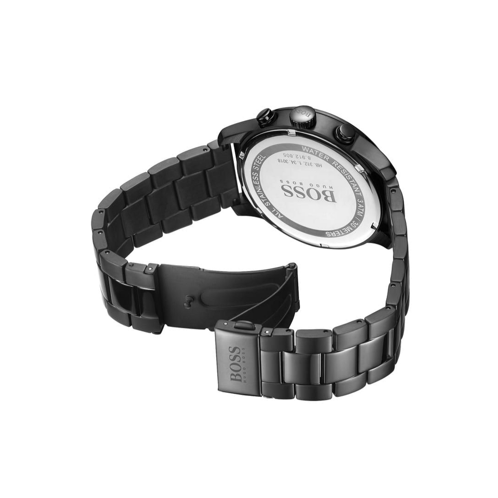 Hugo Boss Professional Black Dial Black Steel Strap Watch for Men - 1513528 Buy Now By Hugo Boss