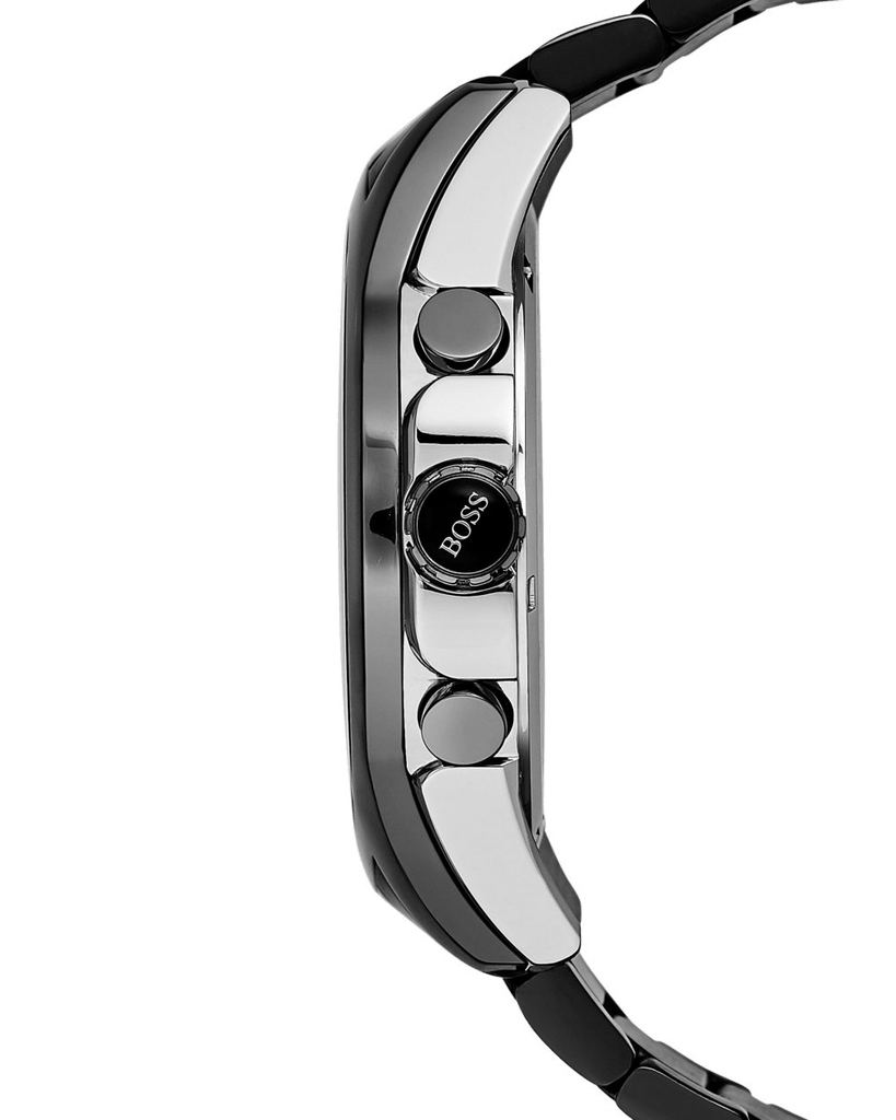 Hugo Boss Onyx Black Dial Black Steel Strap Watch for Men - 1513365 Buy Now By Hugo Boss