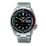 Seiko 5 Sports SKX Series Regatta Timer Retro Blue Dial Silver Steel Strap Watch For Men - SRPK13K1 Buy Now By Seiko