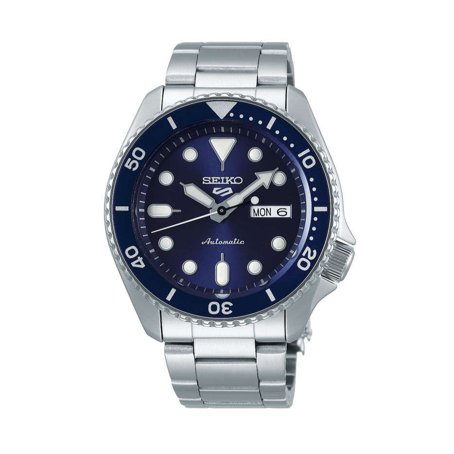 Seiko 5 Sports Automatic Analog Blue Dial Silver Steel Strap Watch For Men - SRPD51K1 Buy Now By Seiko