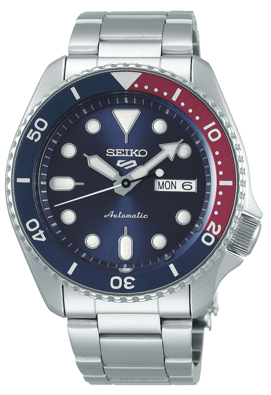 Seiko 5 Sports Automatic Blue Dial Silver Steel Strap Watch For Men - SRPD53K1 Buy Now By Seiko