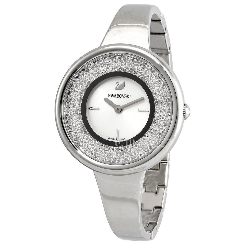 Swarovski Crystalline Pure Silver Dial Silver Steel Strap Watch for Women - 5269256 Buy Now By Swarovski