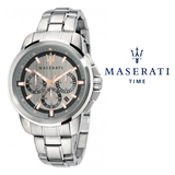 Maserati Successo Chronograph Silver Dial Silver Steel Strap Watch For Men - R8873621004 Buy Now By Maserati
