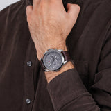 Tommy Hilfiger Decker Grey Dial Brown Leather Strap Watch for Men - 1791562 Buy Now By Tommy Hilfiger