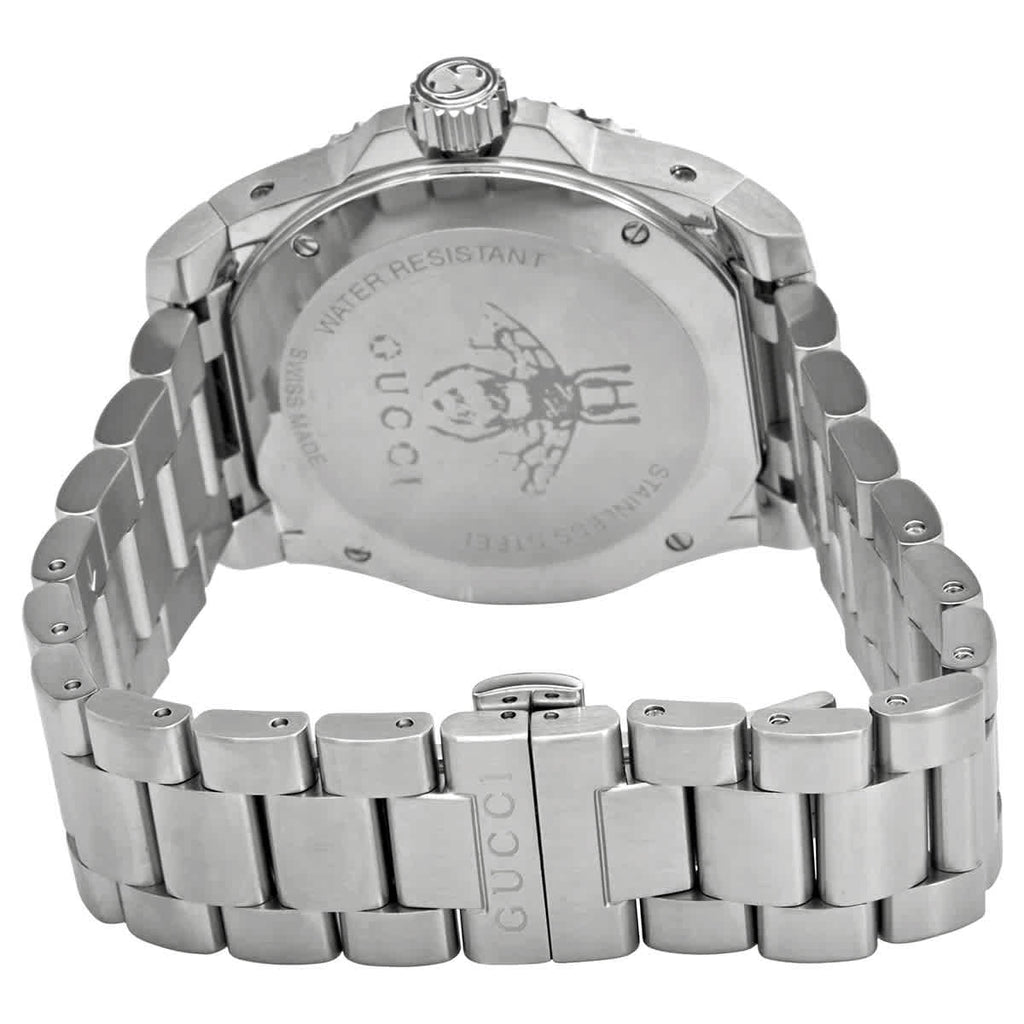 Gucci Dive Quartz White Dial Silver Steel Strap Watch For Men - YA136336 Buy Now By Gucci
