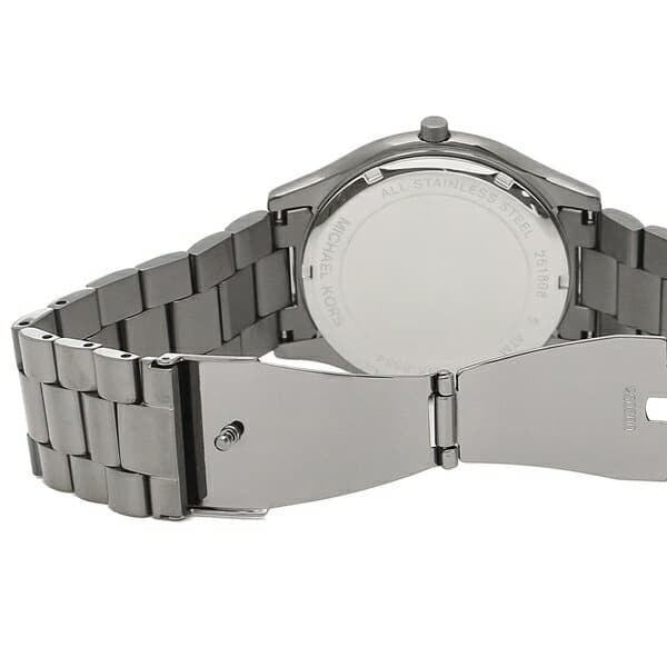 Michael Kors Slim Runway Blue Dial Grey Steel Strap Watch For Men - MK8584 Buy Now By Michael Kors