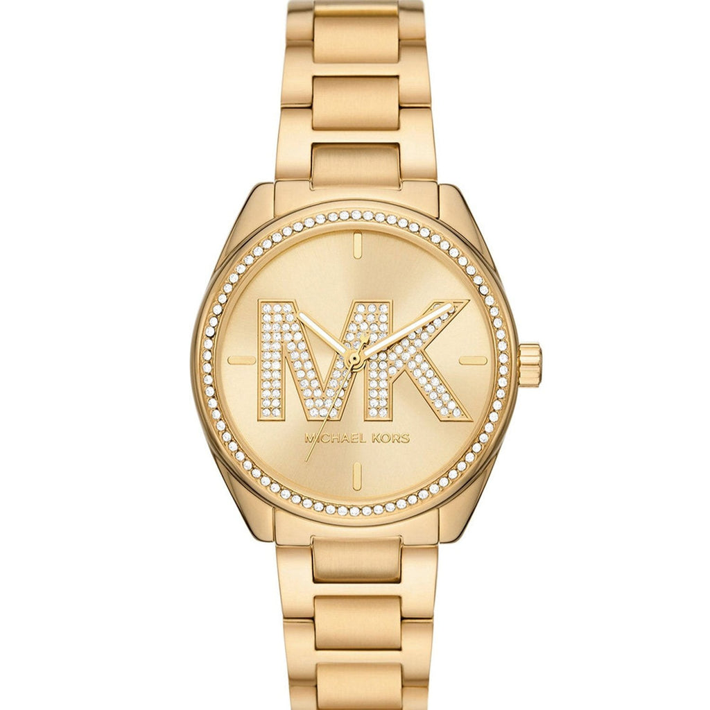 Michael Kors Janelle Quartz Gold Dial Gold Steel Strap Watch For Women - MK7381 Buy Now By Michael Kors