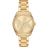 Michael Kors Janelle Quartz Gold Dial Gold Steel Strap Watch For Women - MK7381 Buy Now By Michael Kors