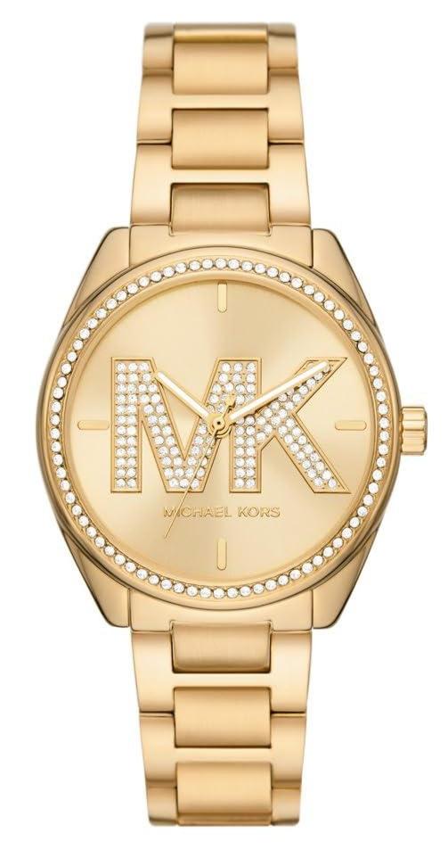 Michael Kors Janelle Quartz Gold Dial Gold Steel Strap Watch For Women - MK7381 Buy Now By Michael Kors