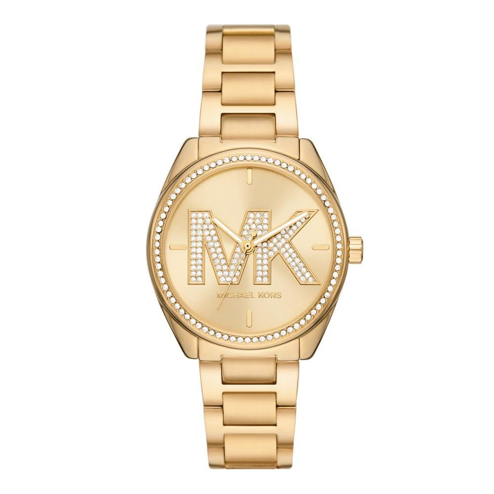Michael Kors Janelle Quartz Gold Dial Gold Steel Strap Watch For Women - MK7381 Buy Now By Michael Kors