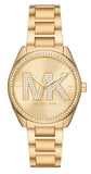 Michael Kors Janelle Quartz Gold Dial Gold Steel Strap Watch For Women - MK7381 Buy Now By Michael Kors