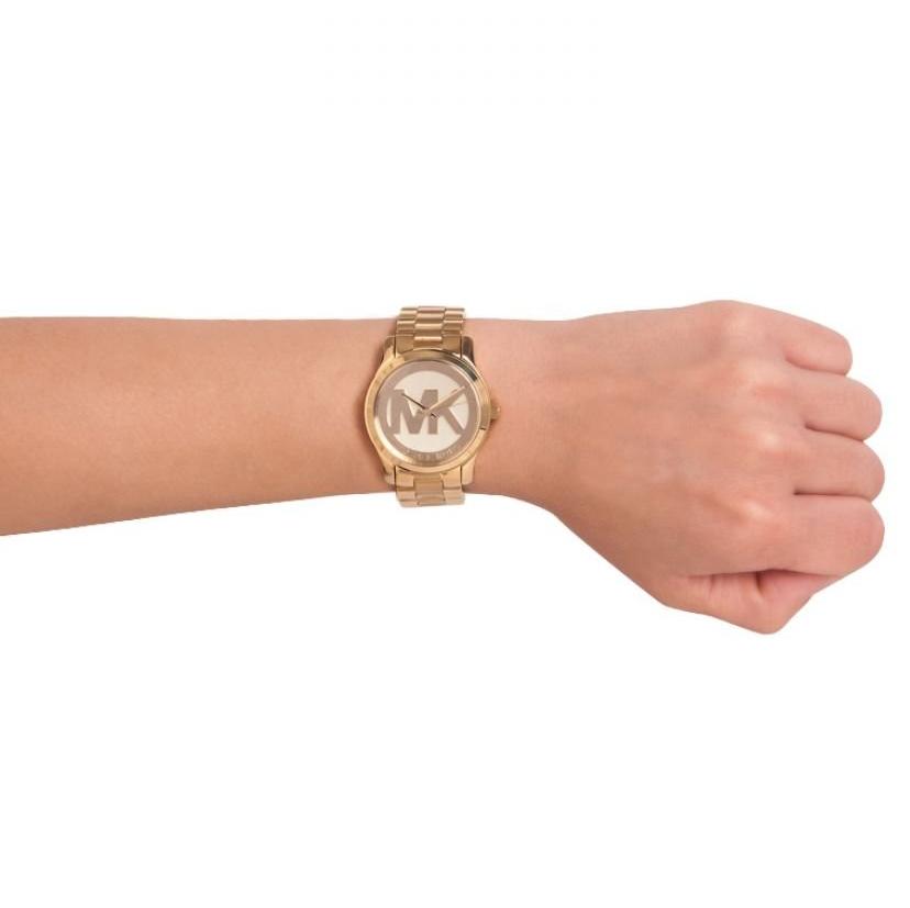 Michael Kors Runway Gold Dial Gold Steel Strap Watch for Women - MK5786 Buy Now By Michael Kors