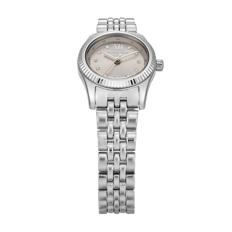 Michael Kors Lexington Three-Hand Silver Dial Silver Steel Strap Watch for Women - MK4843 Buy Now By Michael Kors