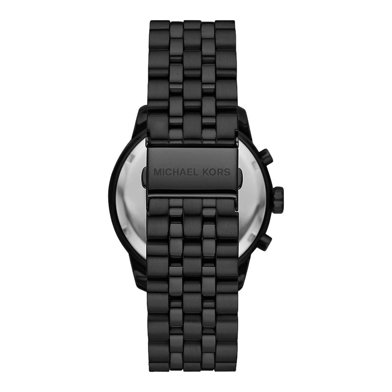 Michael Kors Cunningham Chronograph Black Dial Black Steel Strap Watch For Men - MK8965 Buy Now By Michael Kors