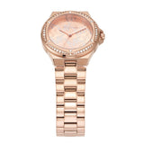 Michael Kors Lennox Quartz Rose Gold Dial Rose Gold Steel Strap Watch For Women - MK7405 Buy Now By Michael Kors