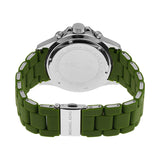 Michael Kors Everest Chronograph Black Dial Green Silicone Strap Watch For Men - MK8981 Buy Now By Michael Kors