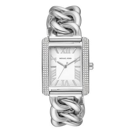 Michael Kors Emery Three Hand White Dial Silver Steel Strap Watch For Women - MK7438 Buy Now By Michael Kors