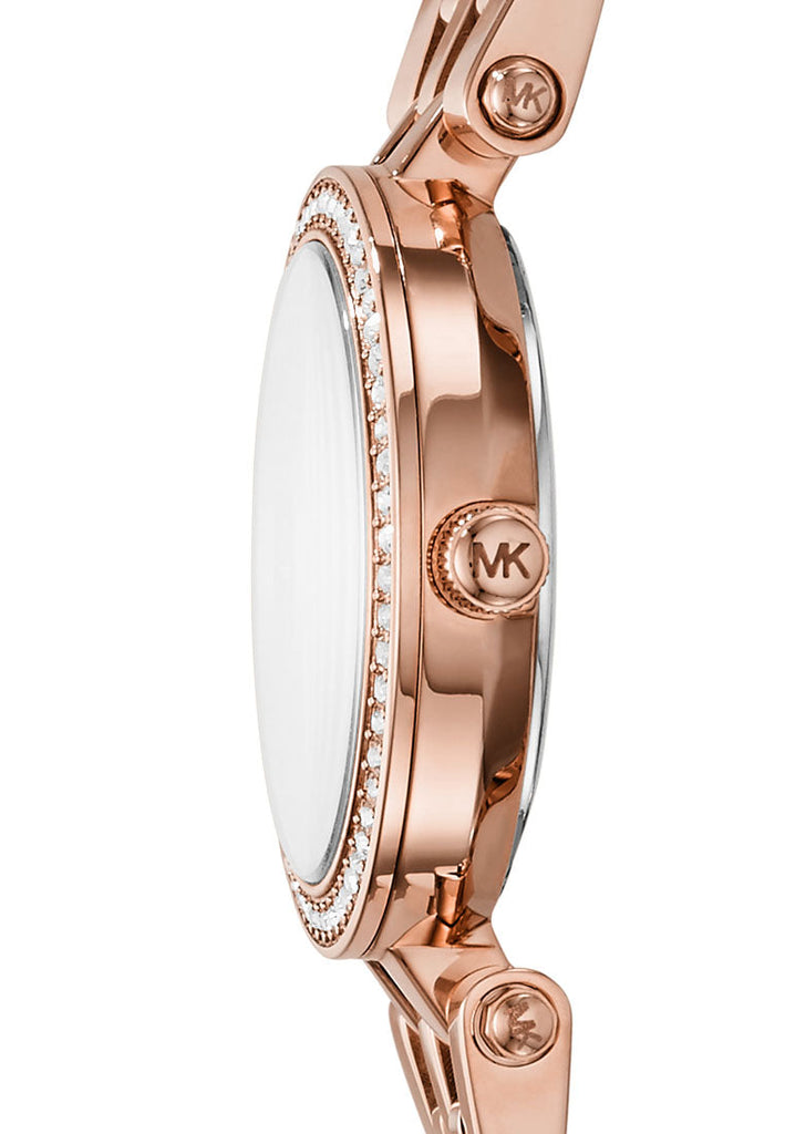 Michael Kors Darci Analog Mother of Pearl Dial Rose Gold Steel Strap Watch For Women - MK3832 Buy Now By Michael Kors