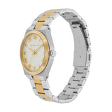 Michael Kors Lennox Three-Hand White Dial Two Tone Steel Strap Watch for Women - MK7464 Buy Now By Michael Kors