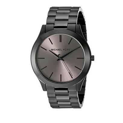 Michael Kors Slim Runway Black Dial Black Steel Strap Watch for Men - MK8507 Buy Now By Michael Kors