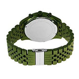 Michael Kors Lexington Chronograph Green Dial Green Steel Strap Watch For Men - MK8790 Buy Now By Michael Kors
