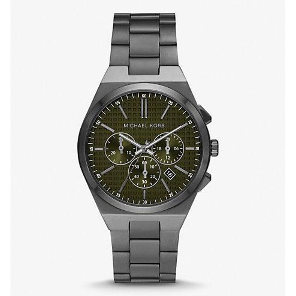 Michael Kors Lennox Chronograph Black Dial Black Steel Strap Watch For Men - MK9146 Buy Now By Michael Kors