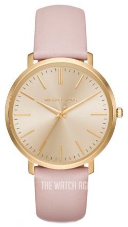 Michael Kors Jaryn Quartz Gold Dial Pink Leather Strap Watch For Women - MK2471 Buy Now By Michael Kors
