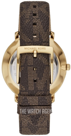 Michael Kors Pyper Quartz Silver Dial Brown Leather Strap Watch For Women - MK2857 Buy Now By Michael Kors