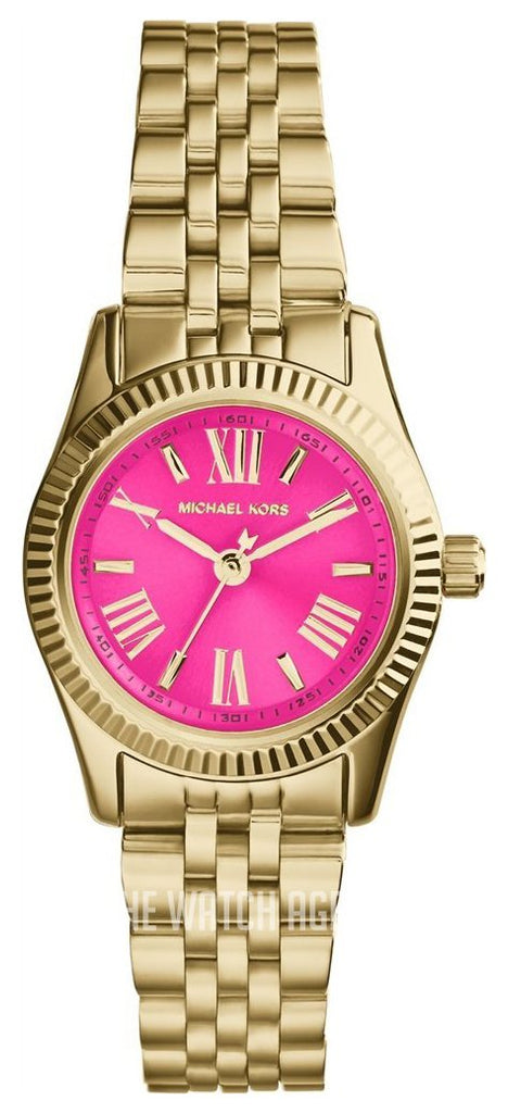 Michael Kors Lexington Quartz Pink Dial Gold Steel Strap Watch For Women - MK3270 Buy Now By Michael Kors
