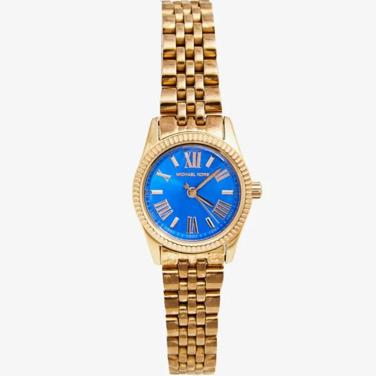 Michael Kors Lexington Quartz Blue Dial Rose Gold Steel Strap Watch For Women - MK3272 Buy Now By Michael Kors