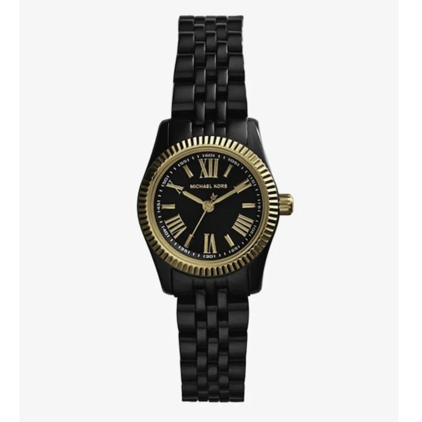 Michael Kors Lexington Quartz Black Dial Black Steel Strap Watch for Women - MK3299 Buy Now By Michael Kors