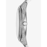 Michael Kors Lauryn Analog Crystals Silver Dial Silver Steel Strap Watch For Women - MK3717 Buy Now By Michael Kors